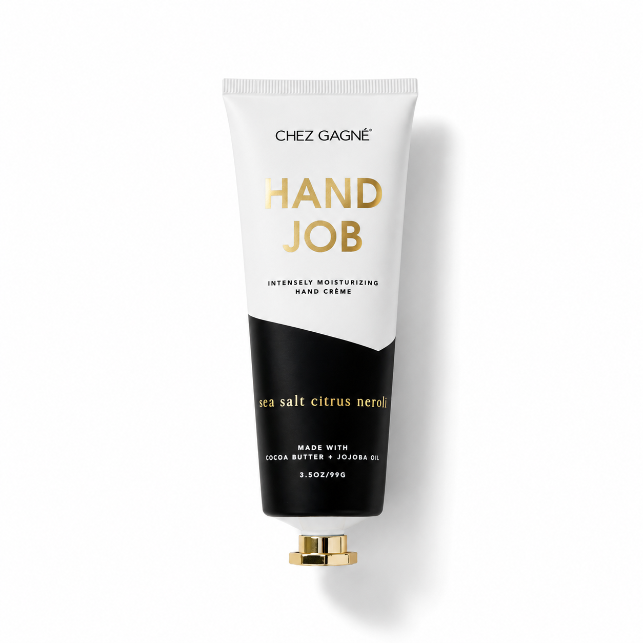 Hand Job sea salt, citrus, and neroli hand cream by Chez Gagné